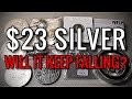 Silver Spot Price DROPS to $23/oz... Will it Keep Falling? (Stock Market Crash 5 Days Pre-Election?)