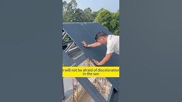 Double-layer insulated aluminum tiles, the best solution for Roof! #roofinsulation #insulatedpanels