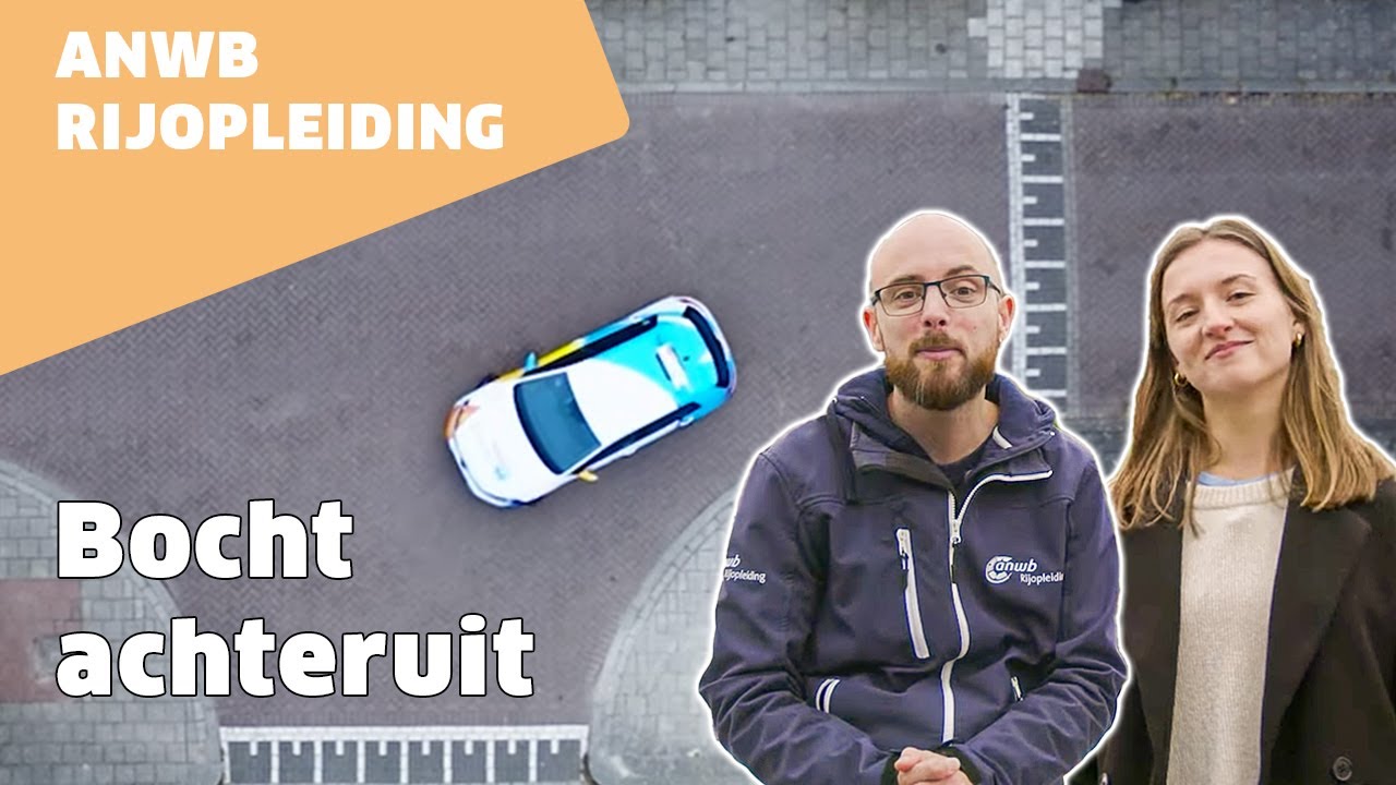Bocht achteruit rijden Bijzondere Verrichtingen ANWB Rijopleiding YouTube