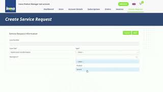 Create a Support Ticket | Inova Solutions Customer Portal