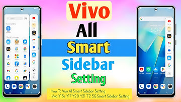 How To Vivo All Smart Sidebar Setting || Vivo Y15s Y17 Y20 Y21 T2 5G Smart Sidebar Setting || 2025