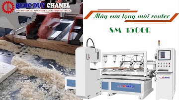 Máy Cưa Lọng Đứng CNC SM 1500R Lọng Chân Ghế | Máy Cưa Lọng CNC | QUỐC DUY