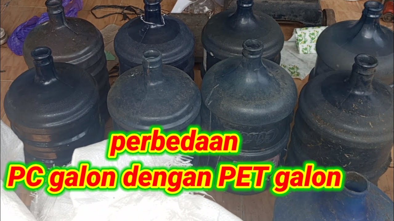 Galoon Computer harga PC galon dan PET galon | perbedaan PC galon dengan pet galon ...