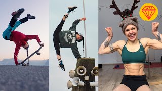 Adrenaline Rush: Stefanie Millinger - Flips, Handstands, and More!