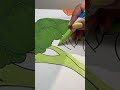 Don’t blink at the end… 🥦👀 #shorts #satisfying #coloring #asmr #viral #oddlysatisfying
