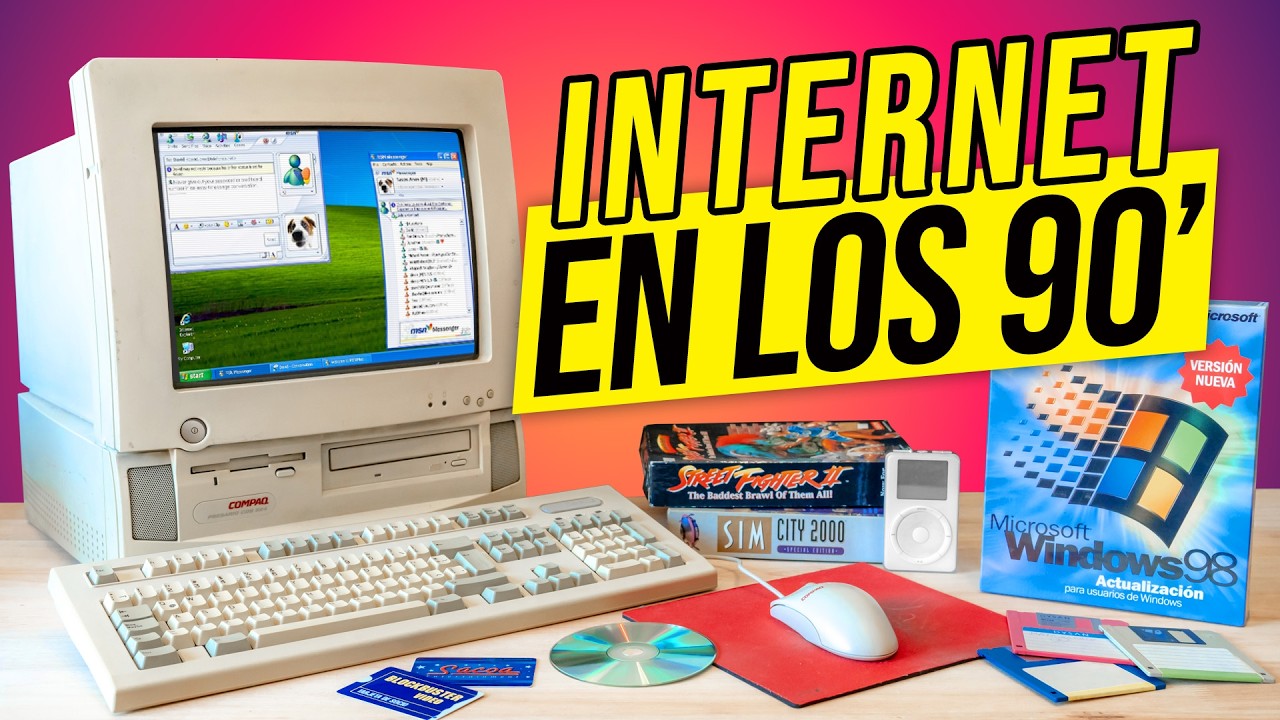 ASí era INTERNET en los AÑOS 90 y 2000