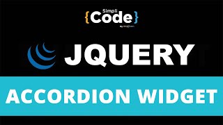 Accordion Widget In jQuery | How To Create An Accordion Using jQuery | jQuery Tutorial | SimpliCode