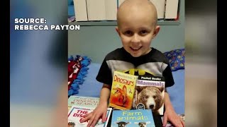 Mother keeping sons memory alive by giving books to sick children