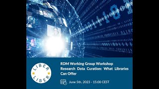 Celebrity Research Data Curation: What Libraries Can Offer - RDM Working Group Workshop Wealth
