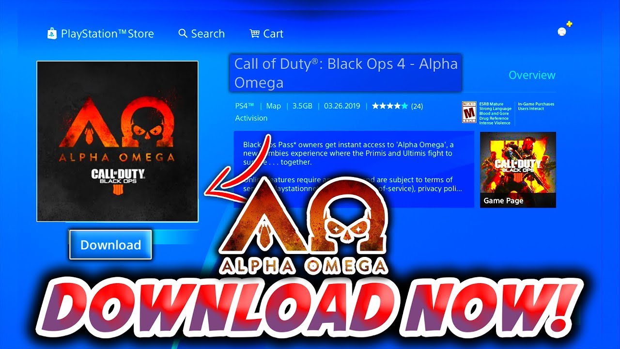 DOWNLOAD DLC 3 'ALPHA OMEGA' RIGHT NOW!