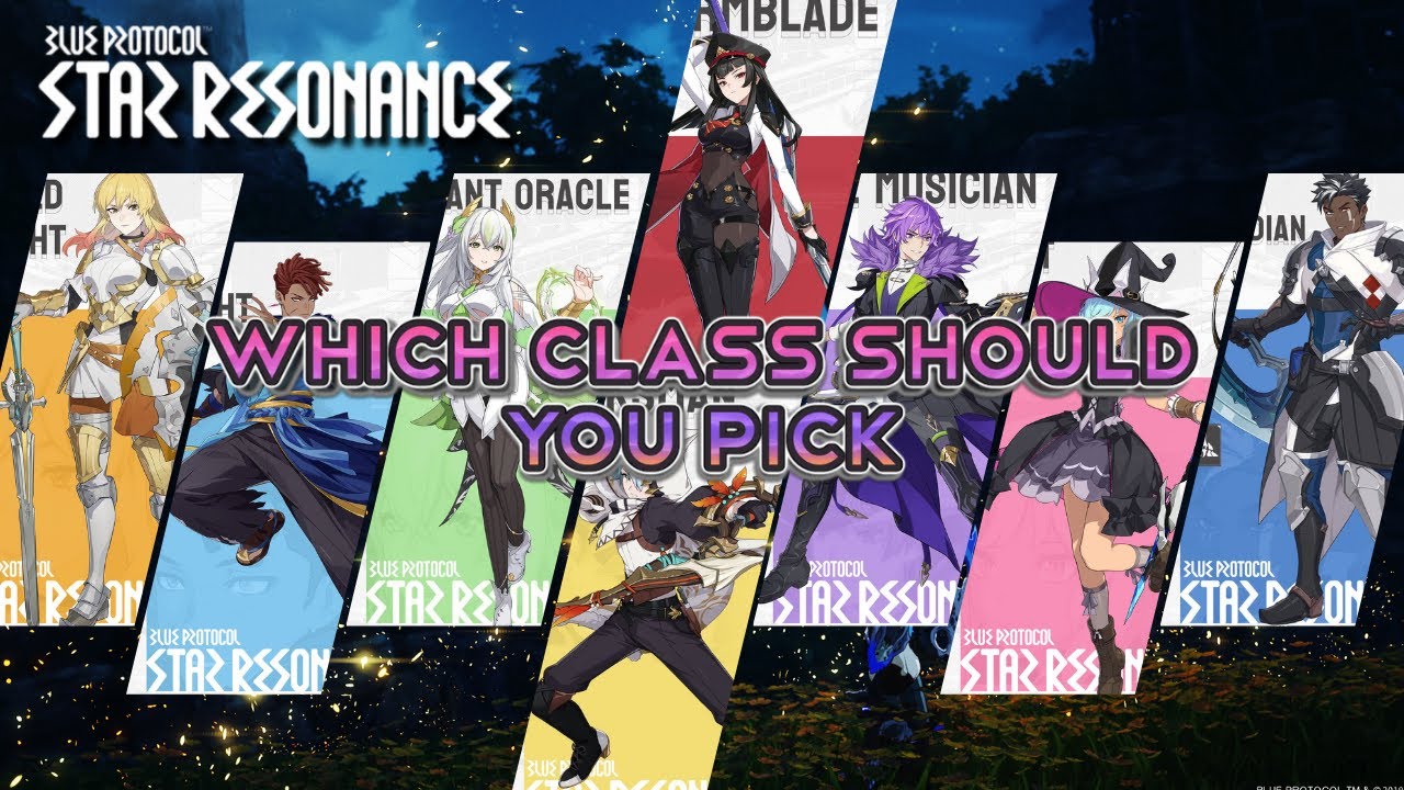 OVERVIEW OF ALL 8 CLASSES & THEIR SPECS | BLUE PROTOCOL: STAR RESONANCE