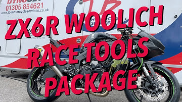 Kawasaki zx6r Woolwich racing remap.@WoolichRacing  @jbsworkshop @woolichracetools