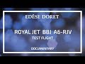 Royal jet test flight boeing bbj a6rjv designed by edese doret