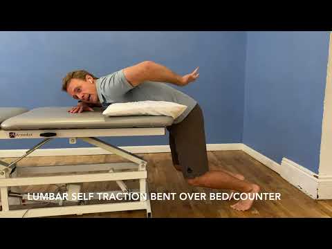 Lumbar Self Traction Bent Over Bed