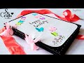 Scrapbook 💜 - blue butterflies | Birthday Card | Handmade | Customisable gift | S Crafts