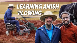 How to Plow Like The Amish With a Horse Drawn Plow