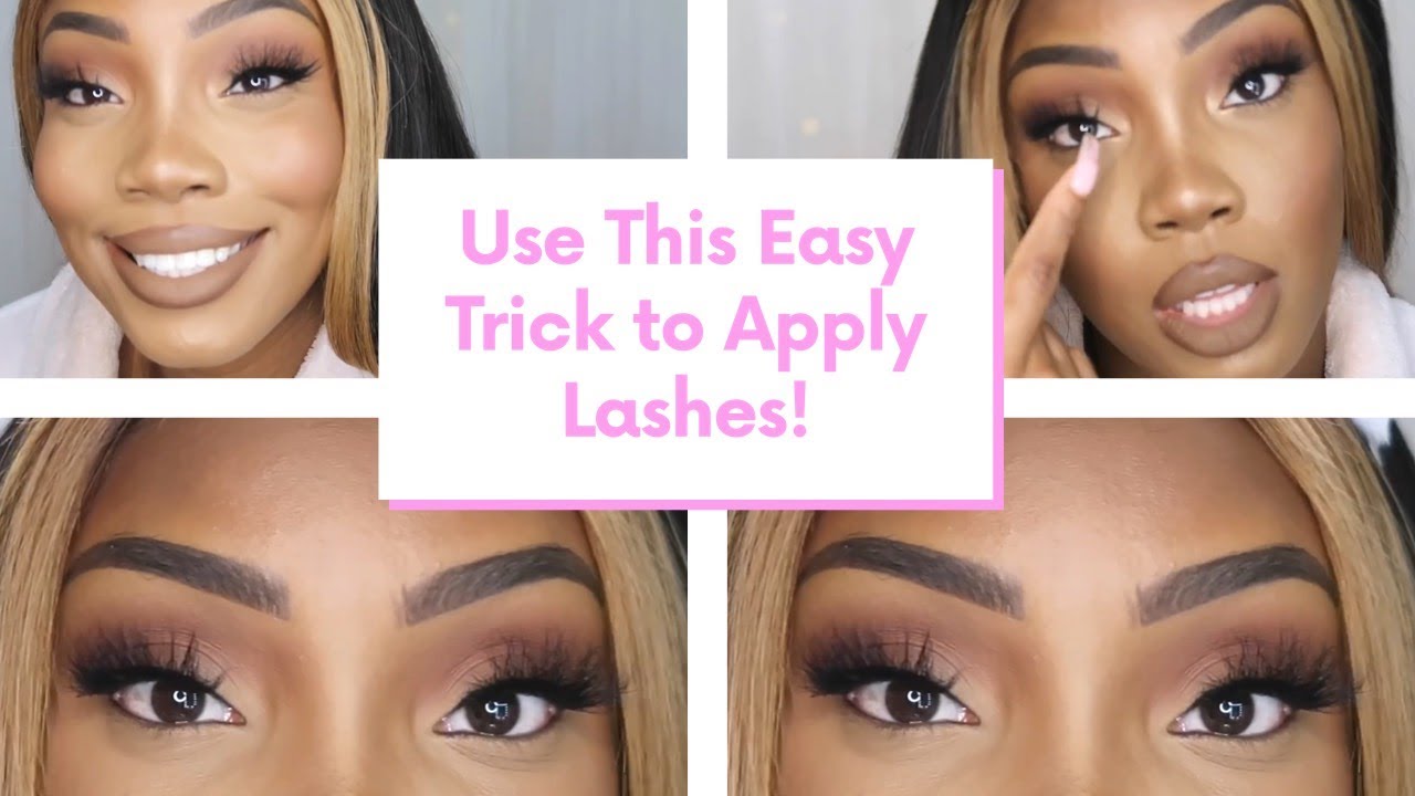No more Struggling to apply lashes after watching this! #lashes #
