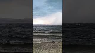 Непогода на Бухтарминском водохранилище.