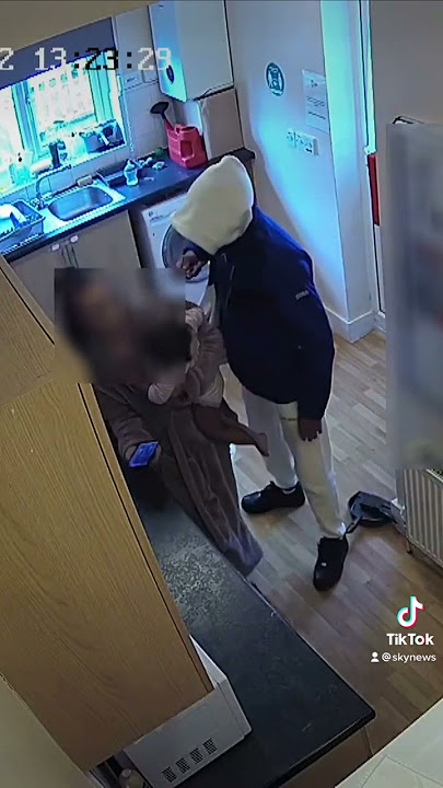 Woman and child threatened with knife