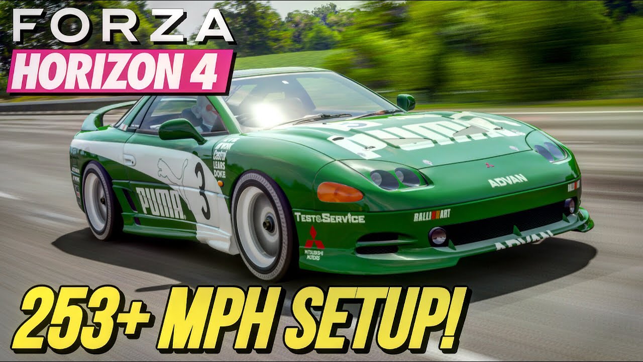 GTO 4セット FORZA HORIZON 4 - 253+ MPH Mitsubishi GTO Setup! - YouTube
