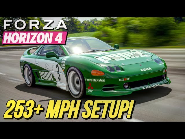 FORZA HORIZON 4 - 253+ MPH Mitsubishi GTO Setup! - YouTube