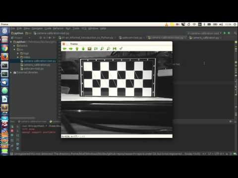 Camera calibration test (OpenCv, Py)