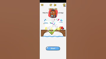 Brain Blow Level 172 | Brain Blow Help the truck cross the bridge Answer