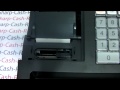 Sharp XE-A107 Cash Register How to Change The Ink Roller / Fitting Ink Roller On Sharp XE-A107