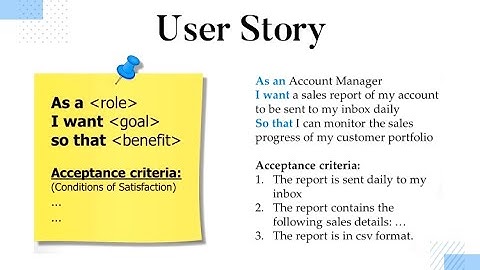 Review User story detail