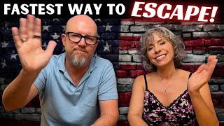 Ready to ESCAPE the TOXIC POLITICS?! Here’s how to LEAVE the United States (or Canada)!