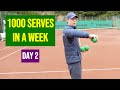 How I'm Hitting 1000 Serves in One Week