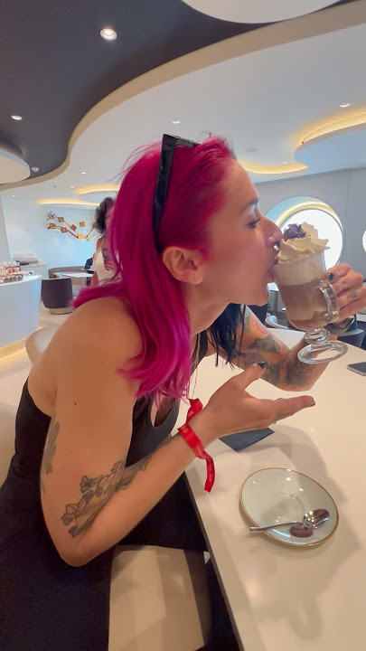 The MUST TRY on MSC World America✨☕️🍫 #mommashive #msc #msccruises #travelfamily #mscworldamerica