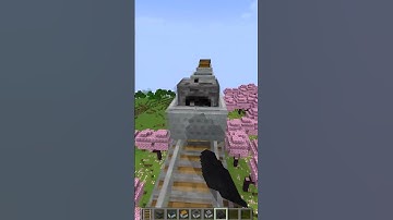 Реалистичный Работающий ПОЕЗД В Майнкрафт #minecraft #shorts