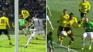 Michy Batshuayi Scores Brilliant Backheel Volley For Borussia Dortmund