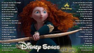 [LYRICS VIDEO] Disney Soundtracks Playlist 2023 2024 🛕【全100曲】ディズニーソングメドレー #disney  #disney2023