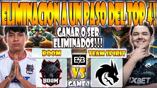 BOOM VS TEAM SPIRIT BO3[GAME 2]ELIMINACION-PAKAZS, SLATEMS VS YATORO-PGL WALLACHIA SEASON 1-DOTA-ESB