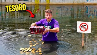 ENCUENTRO UN TESORO EN EL FONDO DE UN LAGO *mucho oro* screenshot 2