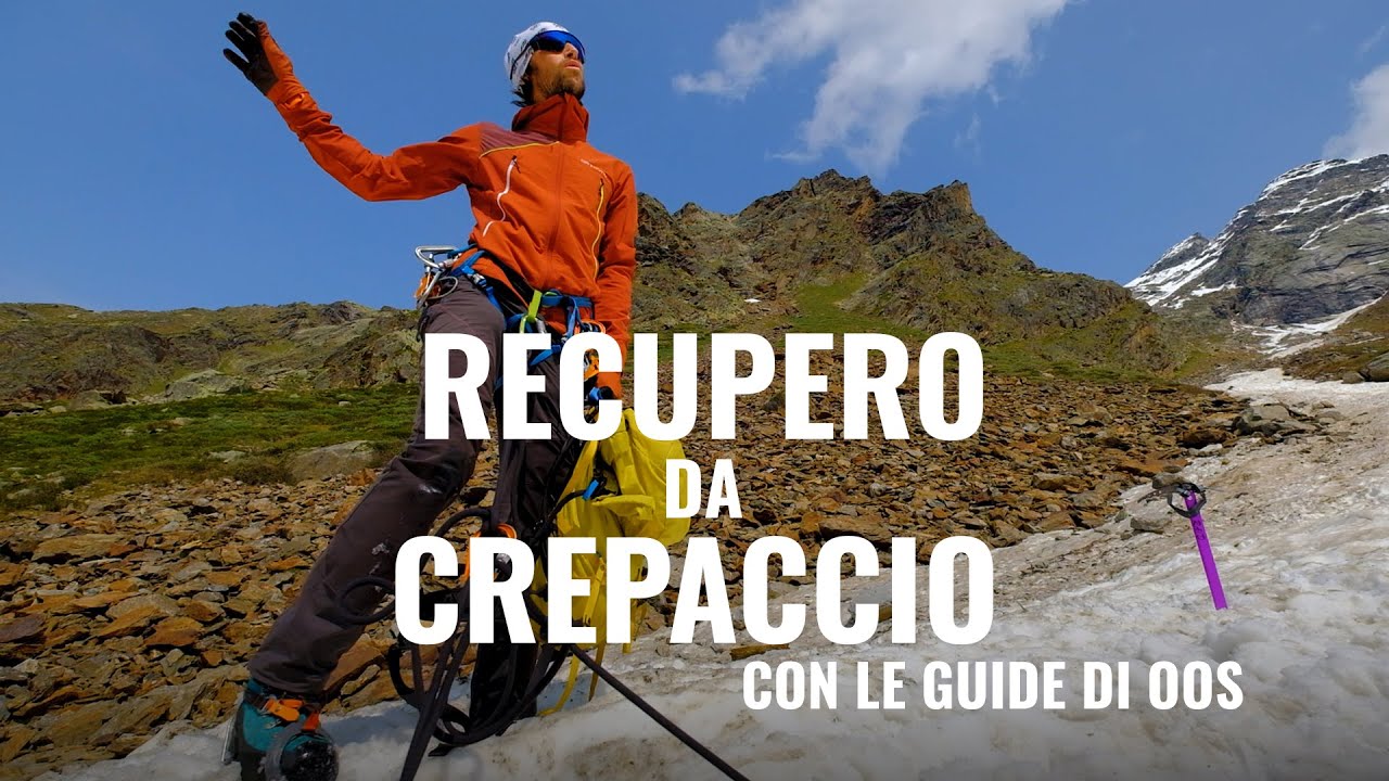 RECUPERO DA CREPACCIO: manovra con soste in serie con le Guide di OSSOLA OUTDOOR SCHOOL | Parte 2