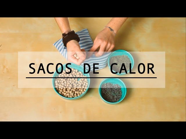 Coser un saco de semillas y plantas aromáticas térmico - para el microondas  - aliviar dolores 