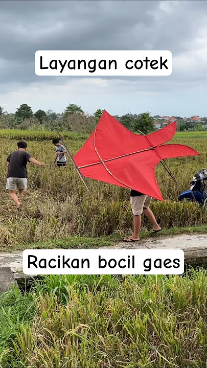 LAYANGAN COTEK BIG RACIKAN BOCIL GAES ‼️ #layangan #cotek #videoshort