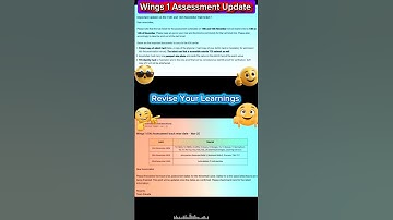 TCS Wings1 Assessment Update Nov Cycle #tcs #wings1 #examdate #digital