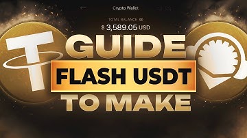 How to make the best flash usdt ERC20/TRC20 | flash usdt