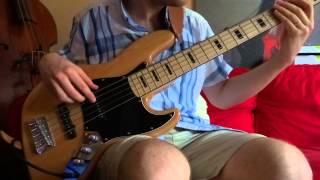 Fender Squier Vintage Modified Jazz Bass V Y&#39;AKOTO Bodymovement Bass Cover Take 1