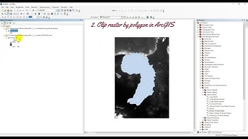 Mosaic Raster(DEM), Clip by polygon, and Extract by Mask using ArcGIS