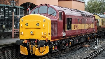 EWS 37250 at Severn Valley Railway 65 Years of Class 37 Gala: 02/10/25