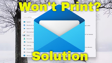 Mail and Calendar App Won’t Print in Windows 11/10 [Solution]