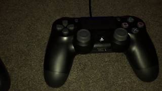 Easy way! of connecting a brand new or second ps4 controller to your
playstation 4 console! hope this helps guys! as i said if you have no
controllers conn...