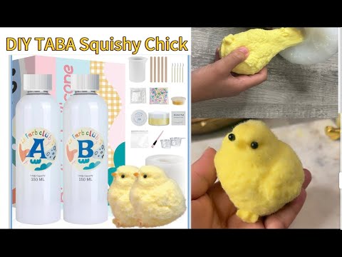 Making TABA Squishy Chick at Home | Easy DIY Cute Squishy 🐣