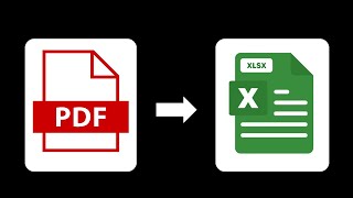 How to Convert PDF to XLSX