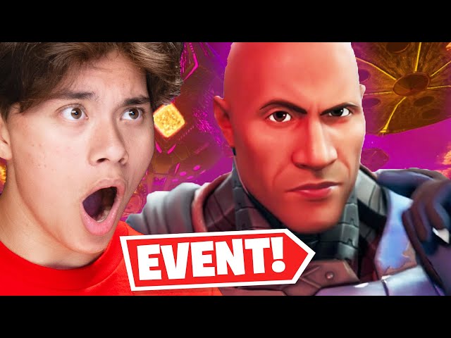 FORTNITE Chapter 2 The End Event Cinematic Cutscene With The Rock 